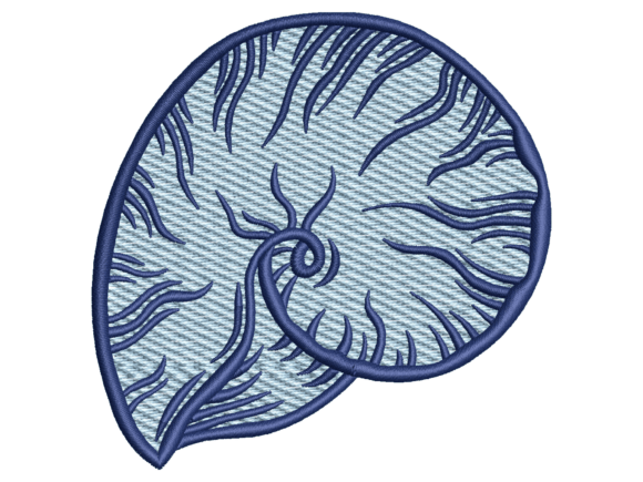 Ammonite Fossil Embroidery Design Review