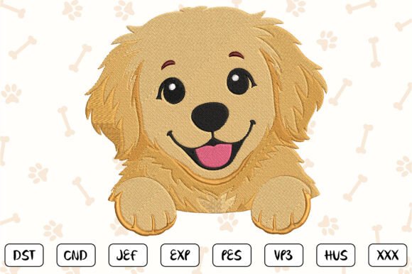 Golden Retriever Embroidery Design Review