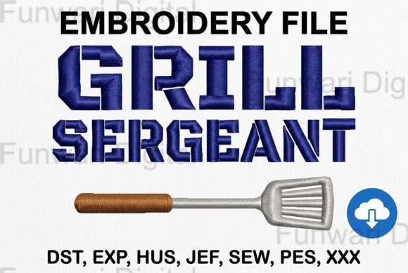 Grill Sergeant Father's Day Embroidery Review