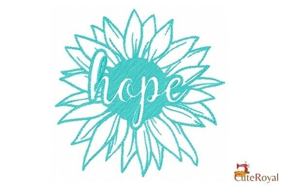 Hope Sunflower Outline Embroidery Review
